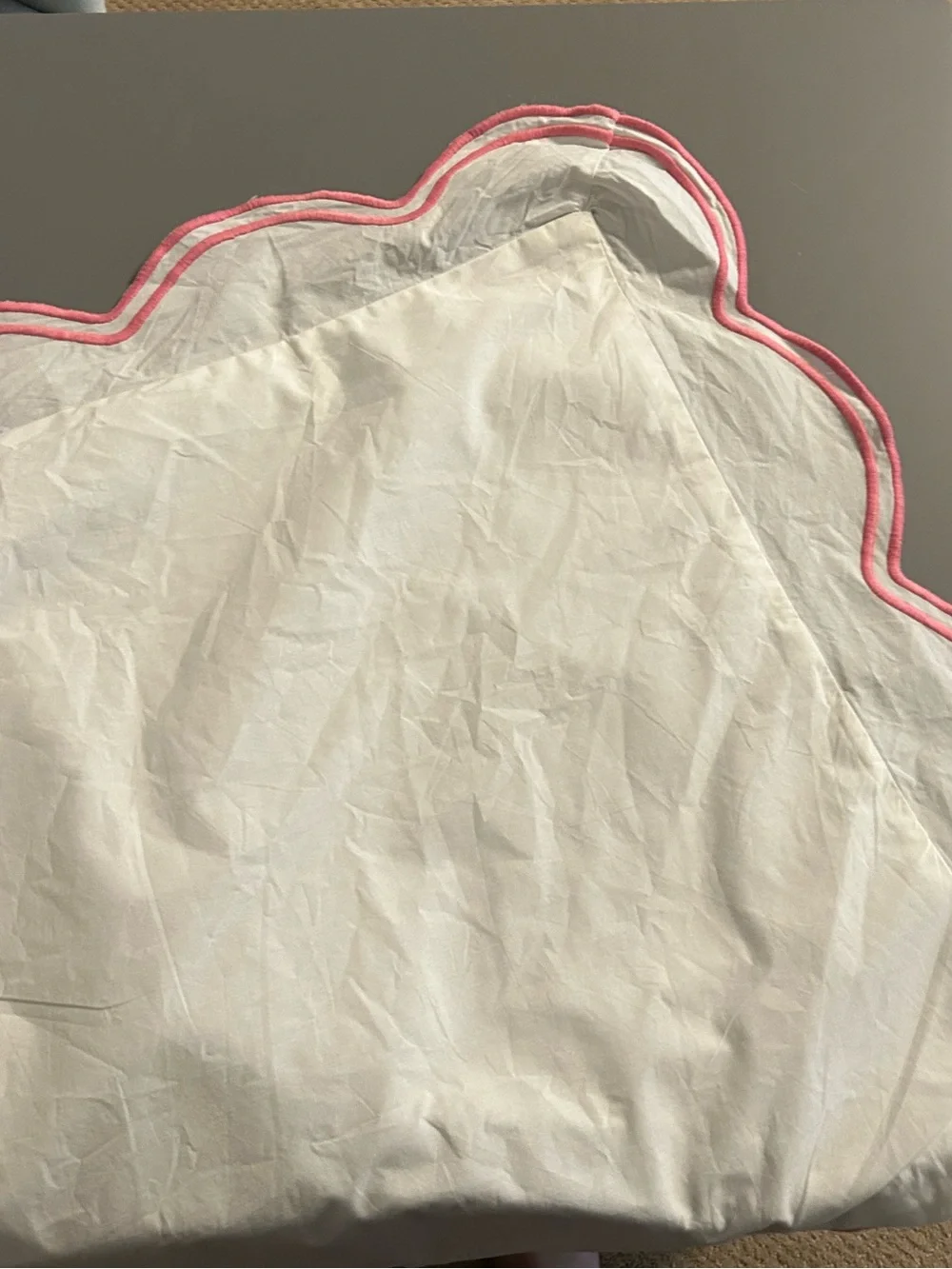 Pottery Barn Teen LoveShackFancy embroidered scallop sham standard